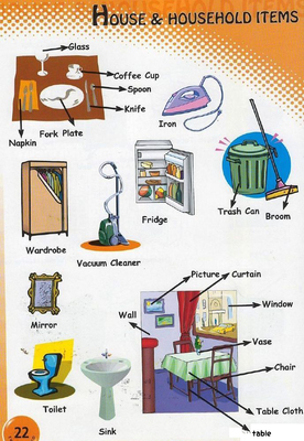 日常用品英語表達(dá)大全 讓孩子不僅會用還會說